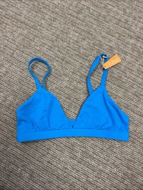SKIMS Bright Blue Wireless Triangle Bralette